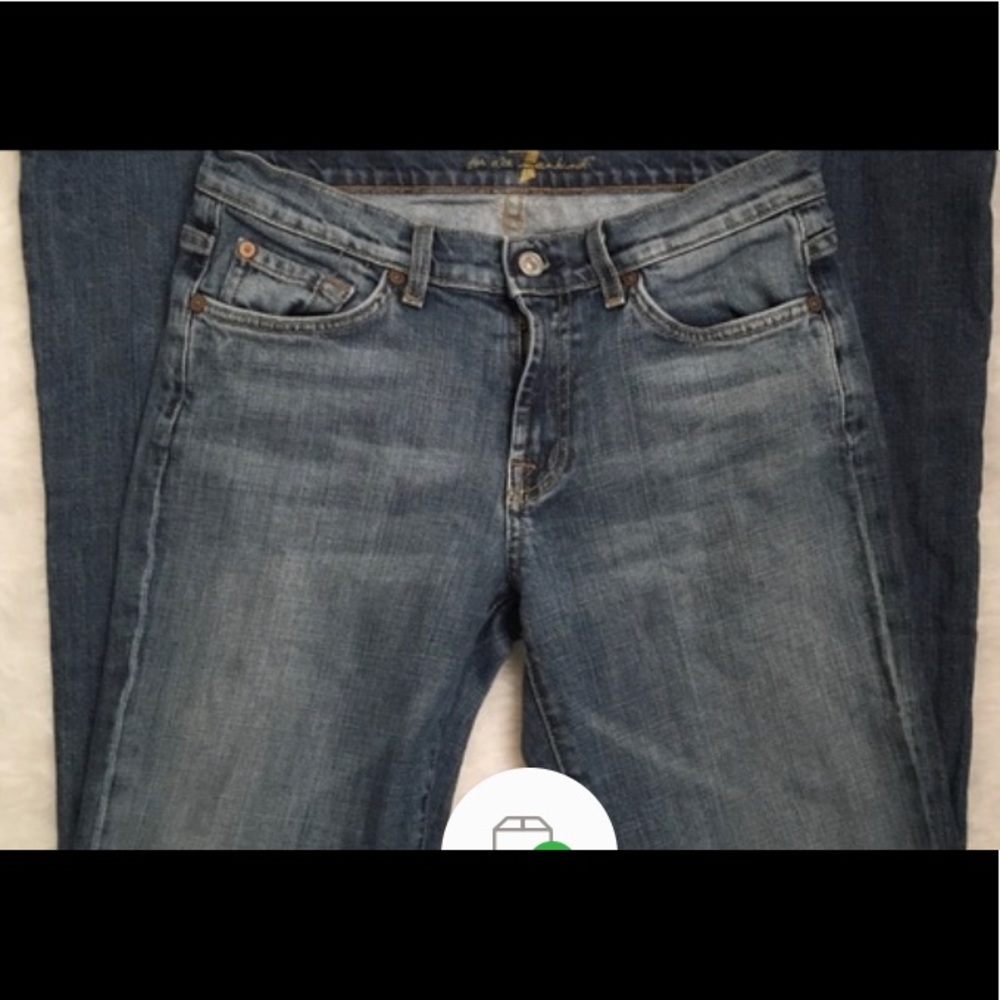 7 For All Mankind Medium Wash Bootcut Jeans SZ 29